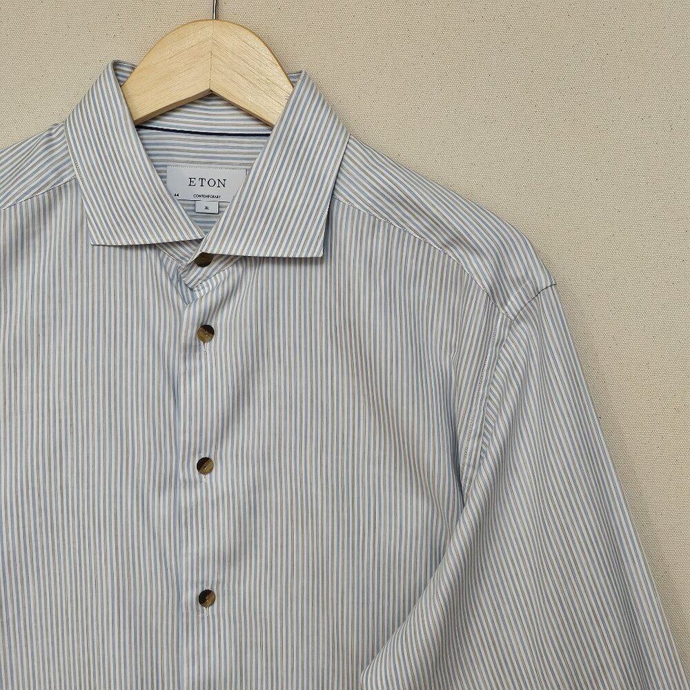 Eton Contemporary Button Down XL 17.5 44